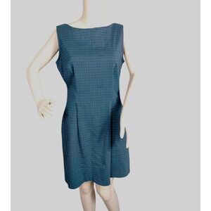 All That Jazz Sheath Dress Woman's Size 9/10 Multicolor‎ Tartan Plaid Back Zip